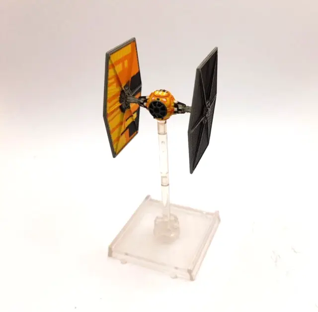 Star Wars X-Wing Miniaturenspiel Sabine`s Tie Fighter Jäger Raumschiff + Zubehör