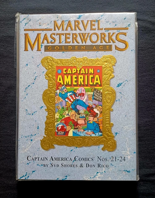 Captain America GOLDEN AGE ~ Marvel Masterworks Deluxe HC Limited to 800 copies