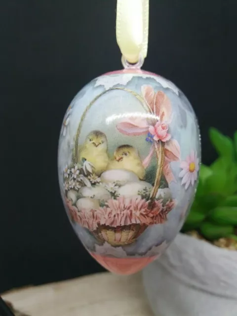 Nostalgie Osterei Ei Acryl Ostern Dekoration Strauch Geschenk Idee