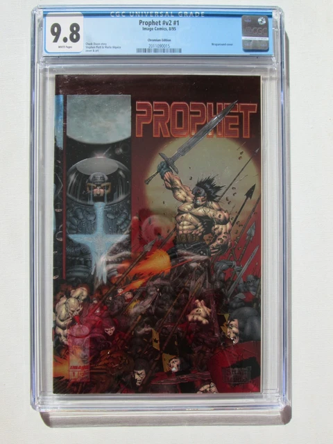 PROPHET # 1  V2 # 1 CHROMIUM COVER Stephen PLATT   1995 iMage CGC 9.8 Comic book 2