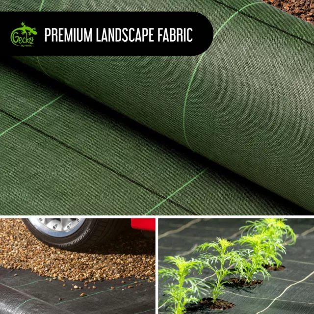 Weed Control Fabric Super Heavy Duty Garden Landscape Membrane