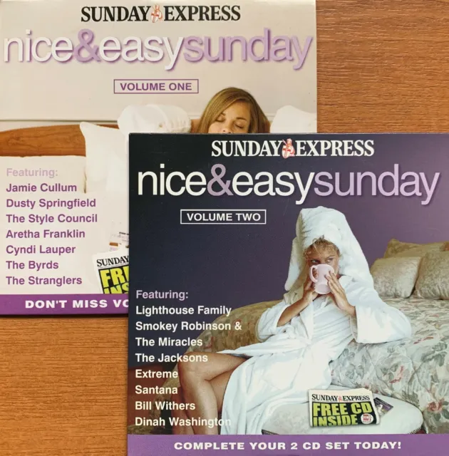 Nice And Easy Sunday Vol1 + Vol2 Cd Lighthouse Family Style Council Stranglers