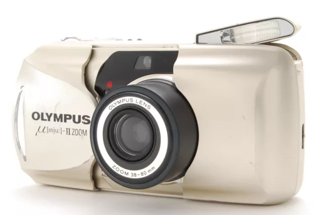 [NEAR MINT] Olympus Mju μ II 2 ZOOM 35mm Point & Shoot Film Camera From JAPAN