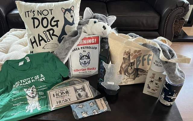 Siberian Husky LOVER - Gift Set - All Items BRAND NEW w/ Tags