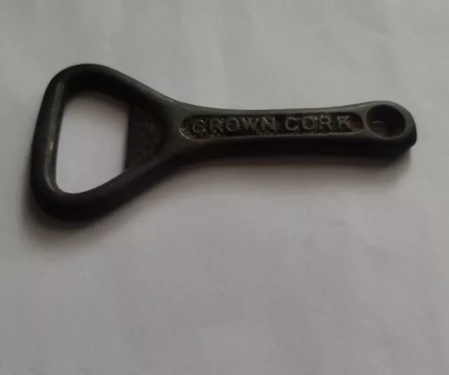 Vintage C1920s Crown Cork Cast Iron Bottle Opener