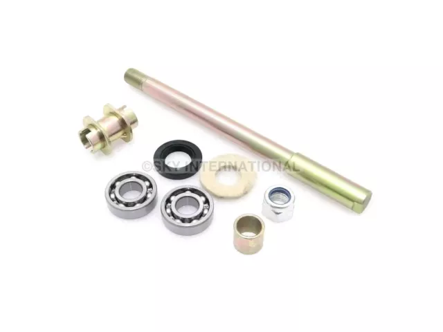 Front Wheel Axle Kit Disc Type Compatible With Royal Enfield Classic