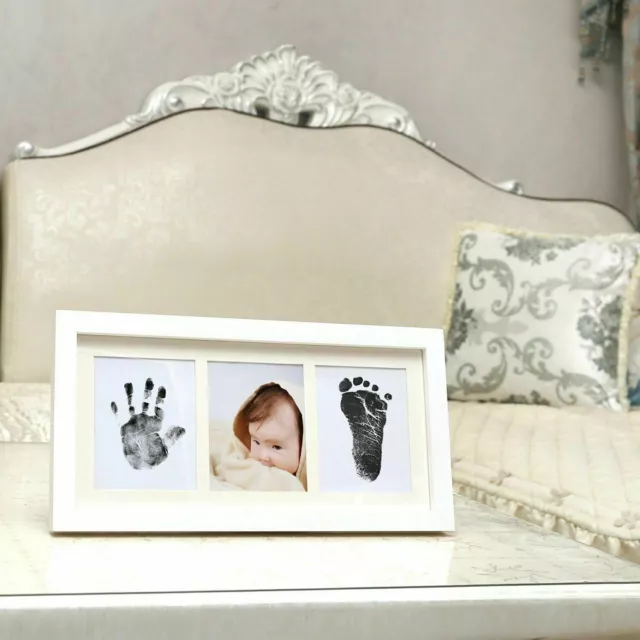 Kit cornice per impronte e impronte fotografiche bambino per neonati ragazzi e ragazze regali Regno Unito