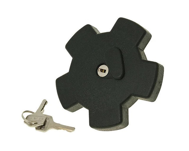 Bouchon de réservoir avec serrure pour Zündapp, Kreidler (38mm)