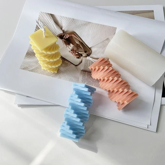 Bougie Moule Fabrication de savon Moule de cire d'art 3D Moule en silicone
