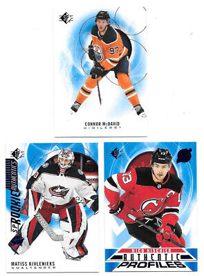 2020-21 Upper Deck SP Authentic Hockey BLUE PICK FROM LIST COMPLETE YOUR SET NHL
