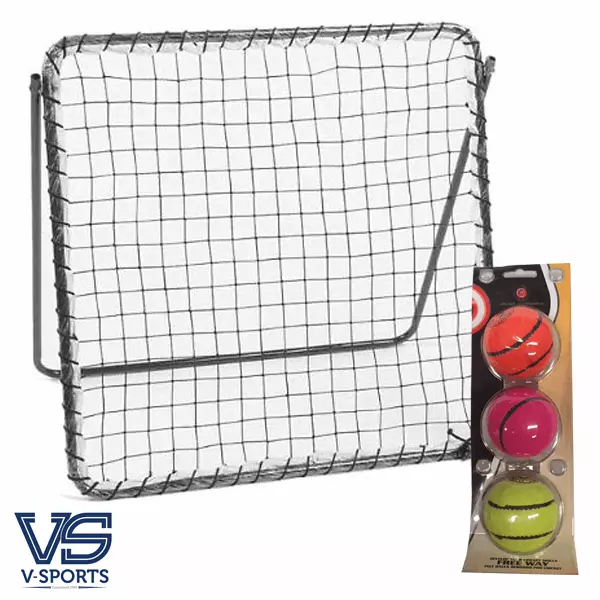 Hunts County Rebounder Practice Catch Frame/Net FREE BALL SET