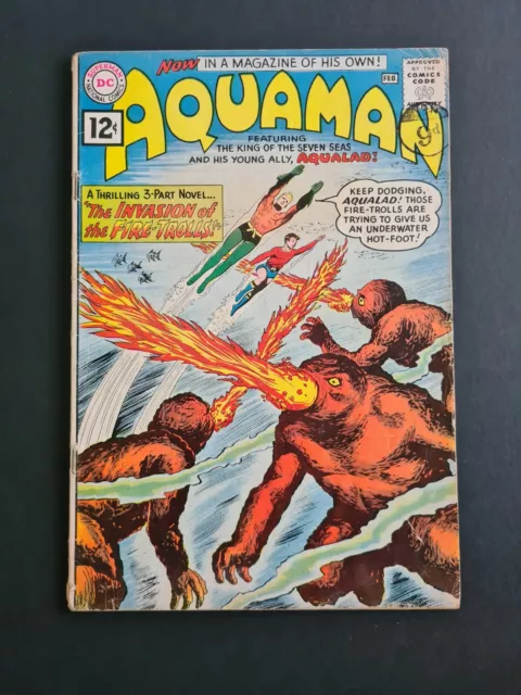 Aquaman 1 DC Comics 1962 - Key first issue of own title 1st Quisp Silver Age