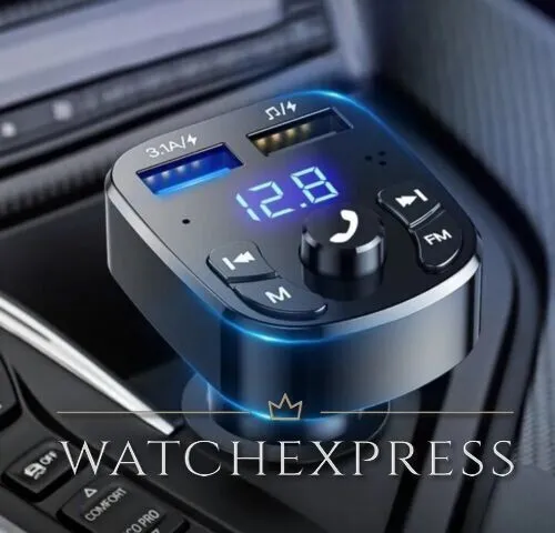 FM Lettore Bluetooth Trasmettitore wireless Caricatore MP3 per Auto vivavoce