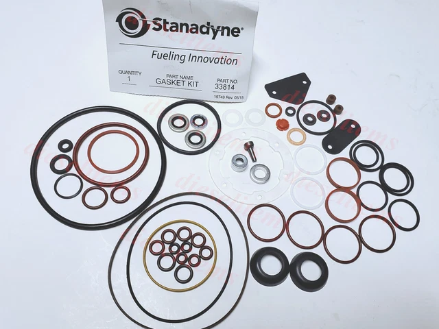 Roosa Master / Stanadyne Diesel Solenoid Seals & Cover Gasket Kit – Top Cover Set 4 thumbnail image