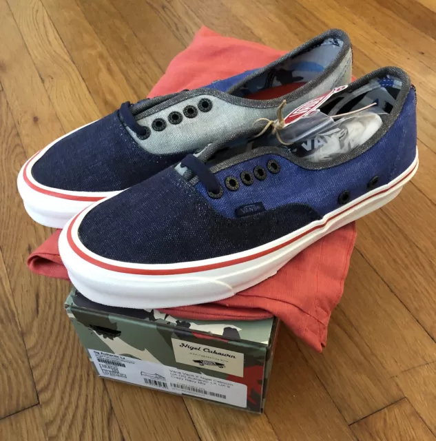 Vans x Nigel Cabourn Crazy Navy Mix [RARE] Size 10