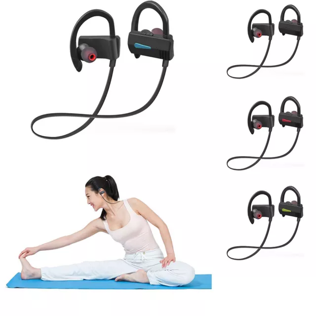 Bluetooth Wireless Headset Stereo Headphone Earphone Sport Handfree Universal