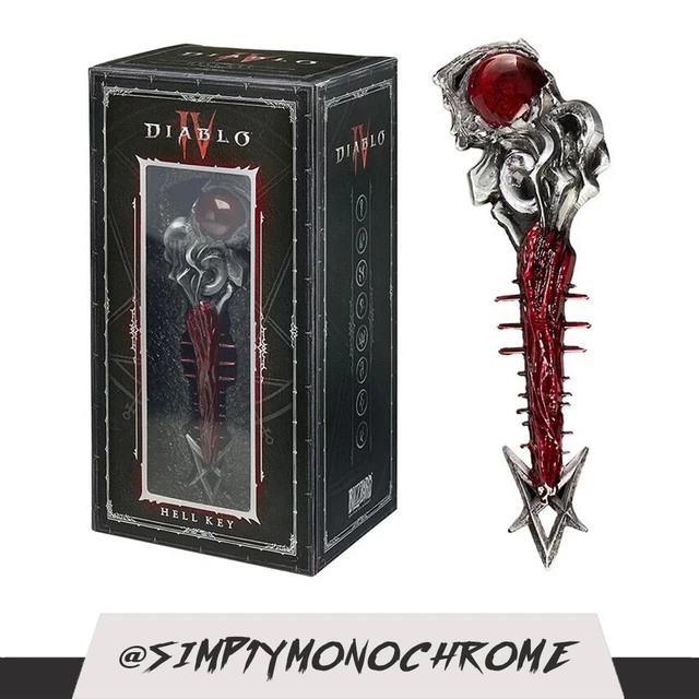 SDCC 2023 DIABLO 4 REPLICA HELL KEY Blizzard Comic Con Exclusive LE 500