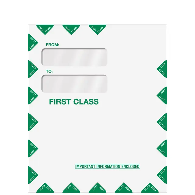 Double Window Tax Organizer Envelope Peel and Close 50 envelopes