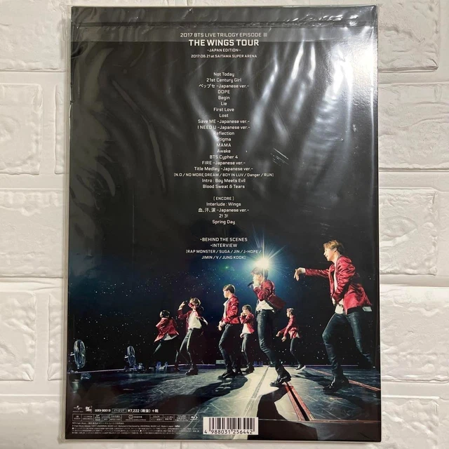 DVD BTS THE Wings Tour 2017 Japan Edition Live Trilogy Episode III