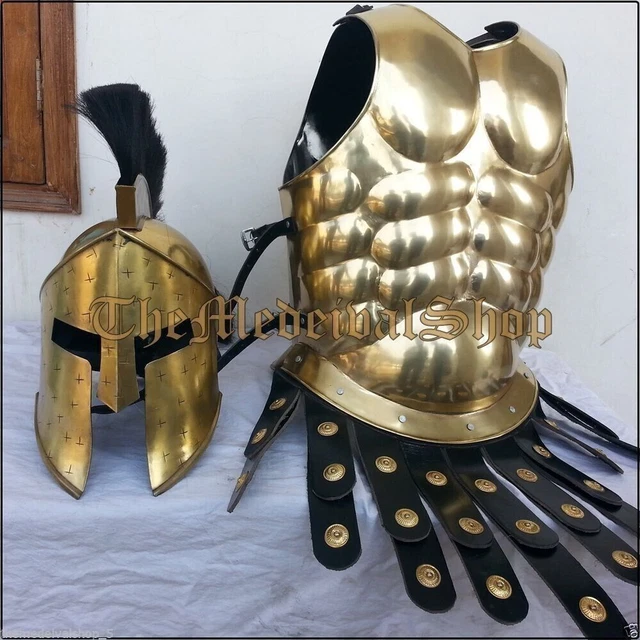Combinaison Armure Médiévale Romaine - Acier - Pour LARP/reconstitution - Neuf