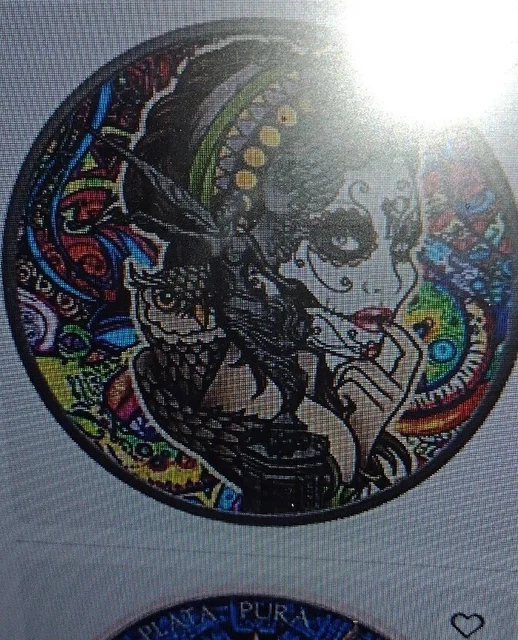 2022 Mexican LA CATRINA LIBERTAD Ruthenium 1 Oz Silver Colored Coin.