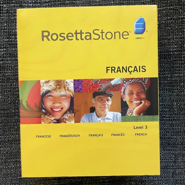 ROSETTA STONE Francais Level 3 learning French levels No Headphones VGC