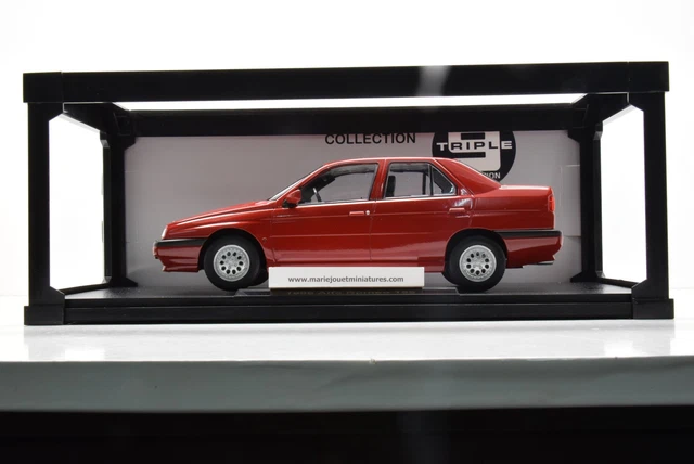 Modèle Réduit Alfa Romeo 75 Rouge 1991 - Échelle 1/18 - Marque Triple9 - Neuf