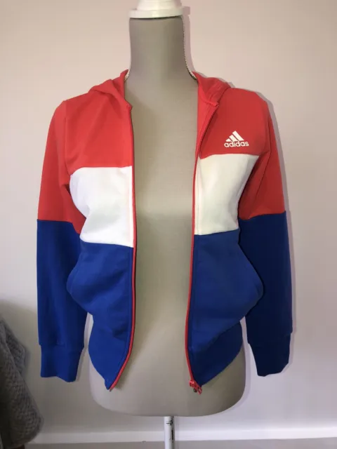 Brand New Adidas Track Top - Tags Remaining - Ages 11-12 - Striped