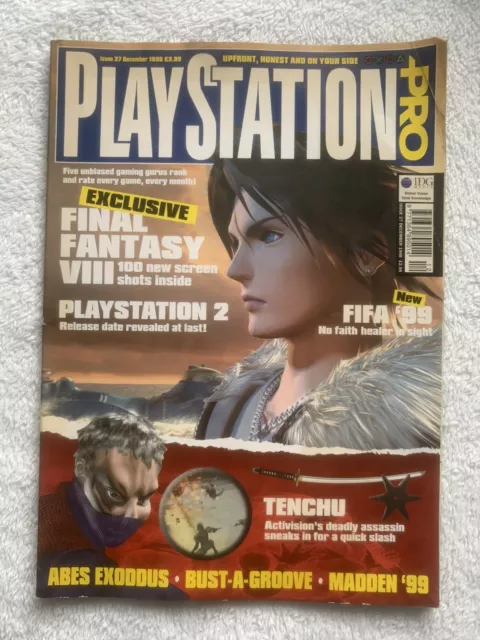 Playstation Pro Magazine Final Fantasy Issue 27 Retro/Vintage 1998