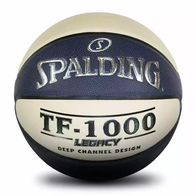 Spalding TF 1000 TF1000 NBL 1 Indoor Blue White Basketball Sz7 w/ Free Delivery