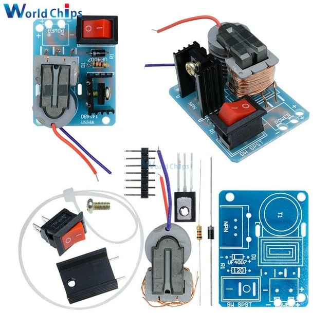 CNIKESIN Fai Da Te Musica Booster Generatore Di Alta Tensione Plasma Arc Altoparlante Altoparlante Zvs Tesla CNIKESIN Fai Da Te Musica Booster Generatore Di Alta Tensione Plasma Arc Altoparlante Altoparlante Zvs Tesla