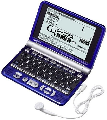 Cacio Dictionary CASIO ELECTRONIC DICTIONARY Ex-word XD-ST4800PL Deep Blue 50 content ...