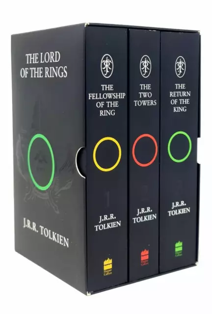 Lord of the Rings 3 Books Box Set By J. R. R. Tolkien Fellowship of the Ring