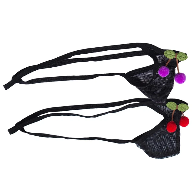 Herren-T-Back-Tangas, Mesh-Verbesserung, Stretch, atmungsaktiv, offen,