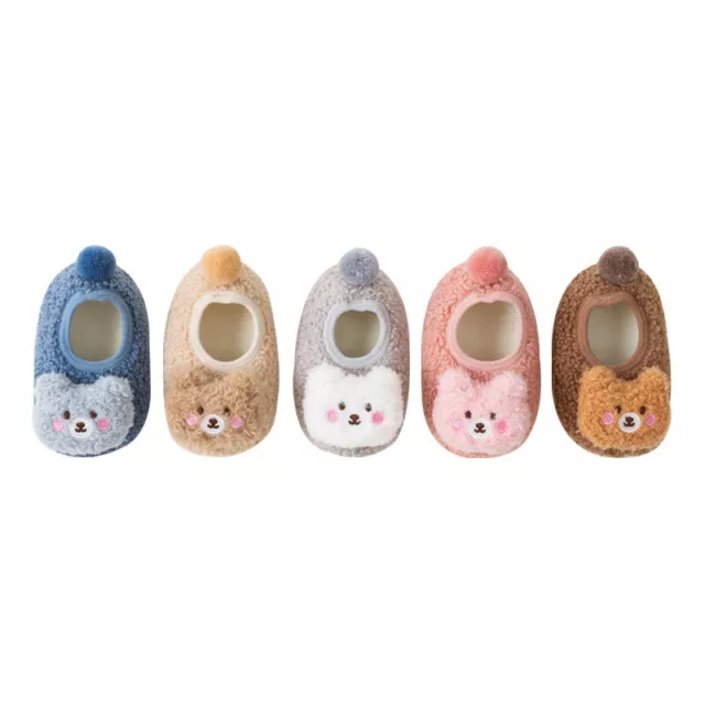 Newborn Baby Floor Socks Non-slip Cotton Cartoon Toddlers Soft Cute Ankle Boots 3
