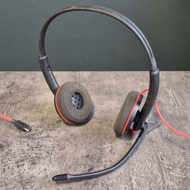 Plantronics Poly Blackwire C3210 USB-A Wired Headset (209744-101) | New