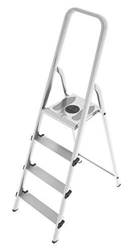 Scala STARK in alluminio e acciaio 4 gradini (i3B)