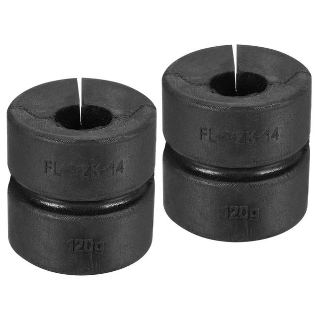 Blocco Antivibrazione Condizionatore Aria Ammortizzatore Pastiglie Ammortizzatore 40mm OD 15,5mm ID 2pz