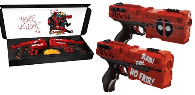 Nerf Rival DEADPOOL KRONOS XVIII-500 Dual Pack Red Pistols  LIMITED EDITION