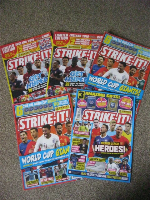 Job Lot Wholesale Of 5   Strike It  Vintage Football Magazines