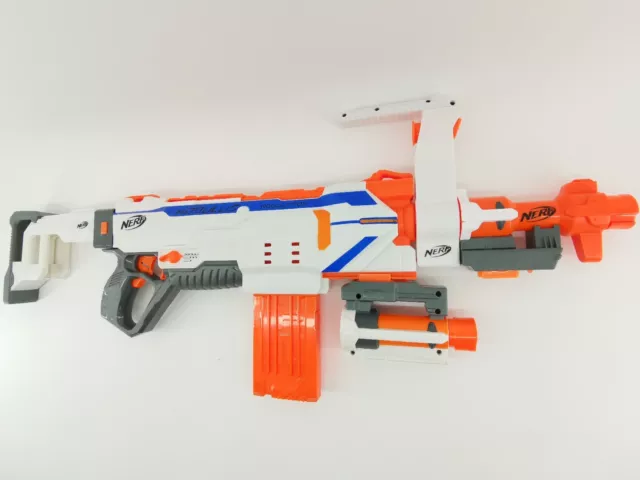 Nerf Gun Blaster Maschinengewehr N-Strike Modulus Regulator Dauerfeuer! geprüft