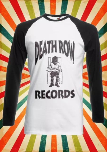 Death Row Records Dr Dre Tupac Men Women Long Short Sleeve Baseball T Shirt 116E