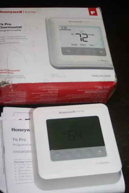 Honeywell Home T4 Pro Thermostat Programmable Th4110U2005 (27C)