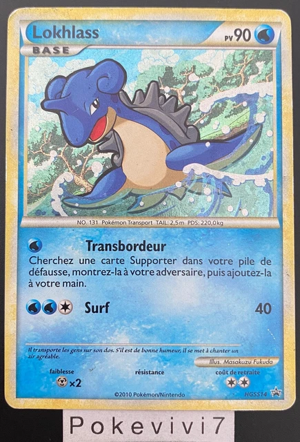 Carte Pokemon LOKHLASS HGSS14 HOLO PROMO HeartGold SoulSilver FR OCCASION
