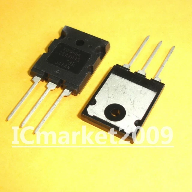 10 PCS 2SA1943 TO3PL A1943 PNP Power Amplifier Applications Transistor