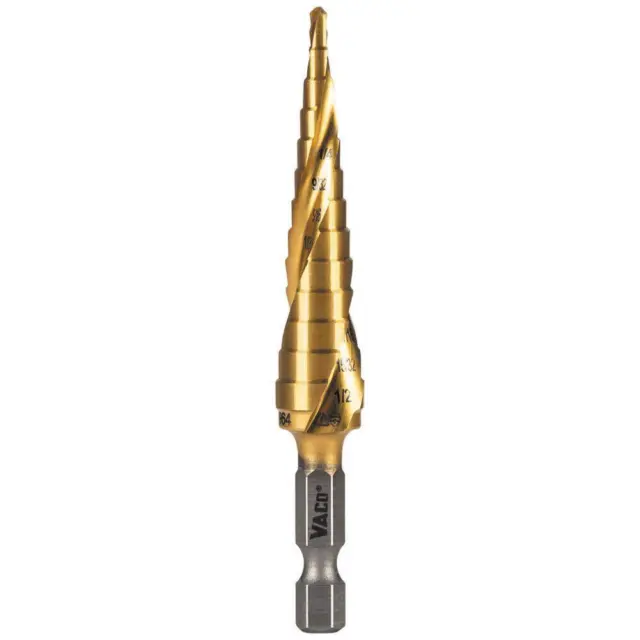 Klein Tools 1/8In To 1/2In Step Drill Bit Vaco