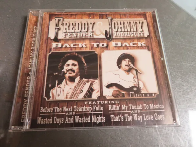Back to Back by Freddy Fender/Johnny Rodriguez(CD,2000)Universal Special Product