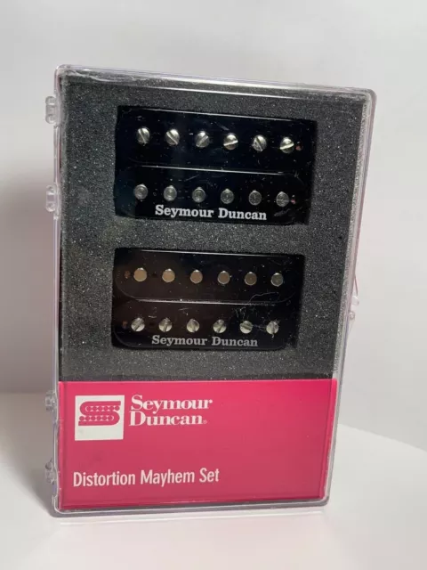 Seymour Duncan Distortion Mayhem Set Humbucker Pickup 6 String Black