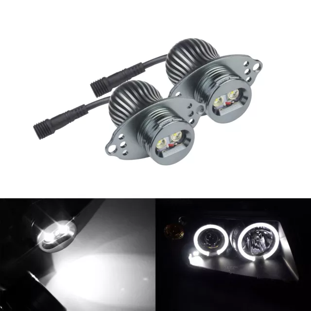 Paar 20W Angel Eyes Ringe Standlicht für BMW E90 E91 3er mit Halogen Lampen 09+