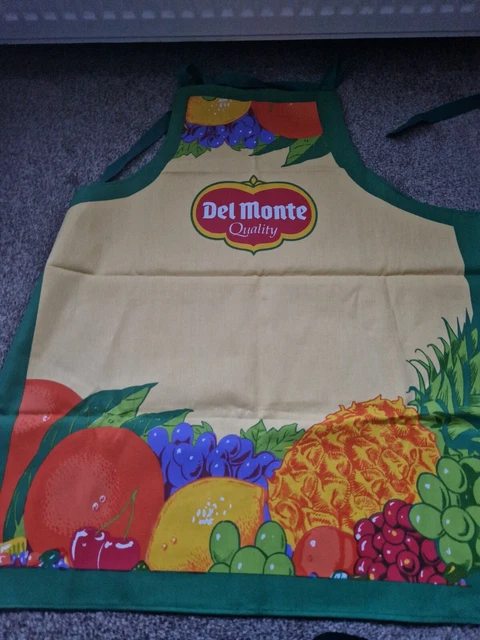 Vintage Del Monte Retro Advertising Apron - New